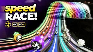 High Speed Marble Race!  | #marbles #marblerun #marblerace #asmr #sensory