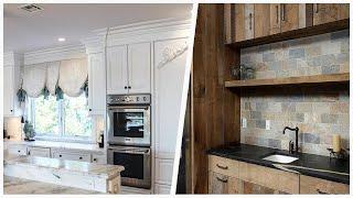 75 Shabby-chic Style Ceramic Tile Kitchen Design Ideas You'll Love 🟡