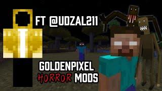 Minecraft horror mods @udzal211 @Goldenpixel0 #minecraft #games #goldenpixel goldenPixel SMP part 1