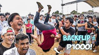 Do a BACKFLIP Win 1000 Pesos! (Barako Fest 2024)