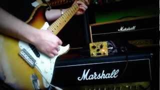 Power Screamer Overdrive  - 1972 Fender Stratocaster  - Marshall DSL100