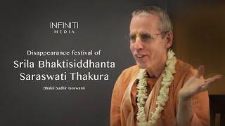 S03E79 • Disappearance Festival of Srila B.S. Saraswati Thakur Prabhupad • Bhakti Sudhir Goswami