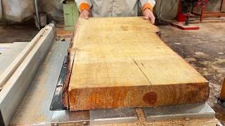 Ingenious Techniques Woodworking Workers || Rustic Large Woodworking Products Wooden Furniture