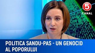 Politica Sandu-PAS - un genocid al poporului