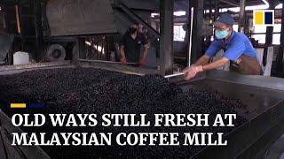 Malaysian mill grinds coffee the old-fashioned way after nearly 90 years in business