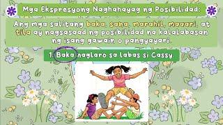  (FILIPINO) Ano ang mga Ekspresyong Naghahayag ng Posibilidad? | #iQuestionPH