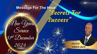 Diego Martin SDA Church New Years Service 31st Dec 2024 "Secrets For Success" Pastor Owen Jack