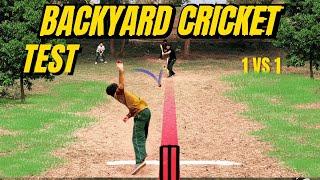 Hard Swing Conditions In 1 VS 1 | Backyard Cricket Test | 1st Innings | Off Yorker