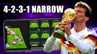 4231 Narrow Formation | 4231 Narrow Custom Tactics EA Fc 24 Mobile | eafc24