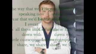 How We Operate-Kevin McKidd-Lyrics [Grey's Anatomy]