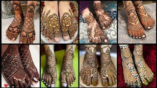 New latest foot  mehndi design / stylish and trendy feet mehndi designs @alveenafatimaA