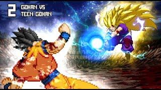 [What-If 2] Gohan (Super Saiyan 3) VS Ultimate Gohan.