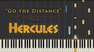 Hercules - "Go the Distance" | Synthesia Piano Tutorial