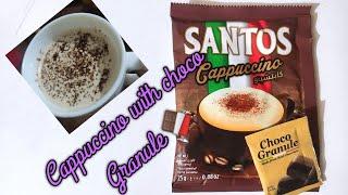 Santos Cappuccino with choco granule  review for the first time...