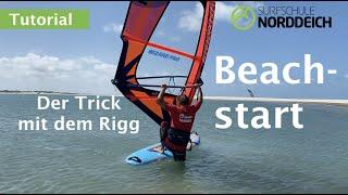 Surfschule Norddeich Windsurfen Beachstart lernen I Rigg und Boardkontrolle I VDWS Lizenz