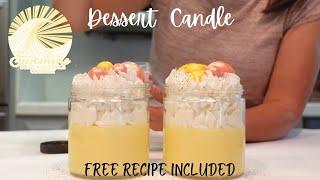 How To Make A Dessert Candle (100% Soy Wax Candle Making Tutorial)