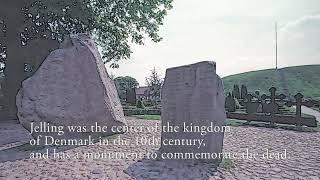 Jelling Mounds, Runic Stones and Church, Denmark