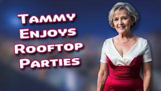 Rooftop Parties with Tammy | Natural Older Women Over 60 Classy Dressed