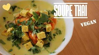 Soupe THAI facile & rapide - avec du KALE !