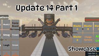 STRANGE BATHTUB WAR NEW UPDATE 14.5 PART 1 SHOWCASE! (ROBLOX)