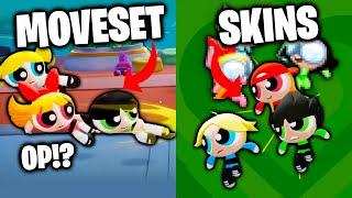 Multiversus Powerpuff Girls MOVESET + SKINS + Gameplay + RELEASE DATE