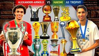 Trent Alexander-Arnold Vs Achraf Hakimi All Trophy • TF FOOTBALL • All UCL,Ligue 1,Serie A Compared