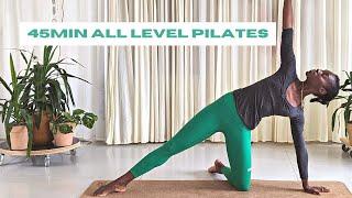 45MIN FULL BODY PILATES WORKOUT - AT HOME PILATES - GREAT FOR EVERYBODY