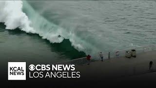 High surf warning in effect for local beaches in Los Angeles and Ventura counties during holiday