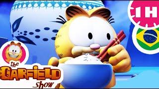 Garfield vai à China!- Compilação HD