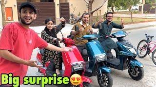 New electric bikes gift kardi teeno bhaiyo ko | ab to maze ajainge inke