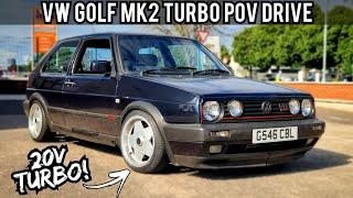 *POV DRIVE* VW Golf GTi MK2 TURBO! The BEST Hot Hatch?