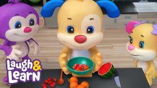 Fruit Salad Song | Toddler Cartoons | Kids Songs | Learning Show | Nursery Rhymes | Laugh & Learn