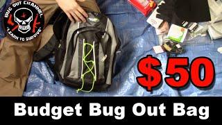 $50 Budget Bugout Bag - Bugout Bag Basics on a Budget