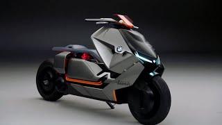 宝马造了台电动摩托车  时速高达400公里/时  样子还很科幻 |  BMW Motorrad Concept Link