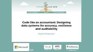 Code like an accountant: Designing data systems for accuracy, resilience and auditability