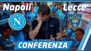 "chi ha vinto SA cosa serve x tornare a vincere"  #Conferenza #CONTE verso #Napoli #Lecce  #Kvara?