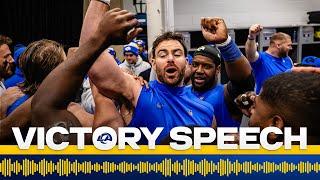 “WE GOT SOMETHIN' SPECIAL” Tyler Higbee Gets Game Ball After 1st Game Back | Victory Speech vs. Jets