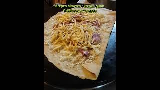 Greek savory crepes#shorts