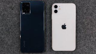 Vivo Y33s Vs iPhone 11 | Speed Test