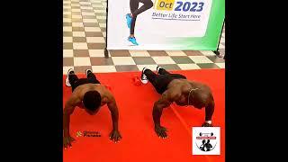 OMMY FITNESS VS OBADIA (MR TANZANIA) at MLIMANI CITY - Fitness DAY with Fitness Stop