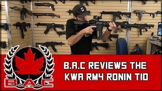 B.A.C Airsoft Reviews the KWA RM4 Ronin T10 - Field test - Our favorite!