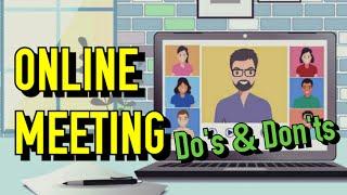 ONLINE MEETING ETIQUETTE | DO'S AND DONT'S | NEW NORMAL | YELTEACH TECH