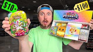 Testing Cheap vs. Expensive Pokemon Cards (Prismatic Evolutions)