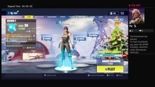 Fortnite live ps4 - Solo - Average player