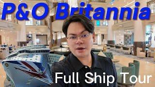 P&O Britannia Full Cruise Ship Tour 2024 ( POV )