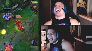 TYLER1 AND HIS TEAMMATES DIE FROM LAUGHTER AT TRICK2G'S MALPHITE R | TRICK2G BACKDOORS TYLER1 | LOL