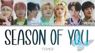 TRENDZ(트렌드지) - Season of You Color Coded Lyrics (jp/rom/eng)