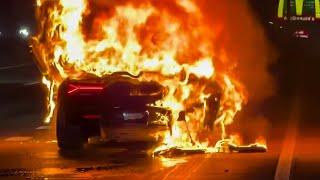 IDIOTS IN CARS, EXPENSIVE SUPERCAR CRASHES & FAILS 2024 (July - October)