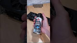 how to clean a dirty GPU #shorts