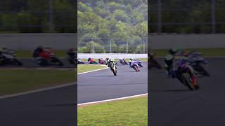 Kawasaki Ninja Zx10r superbike race tuned wheelie stunt by rider #shorts